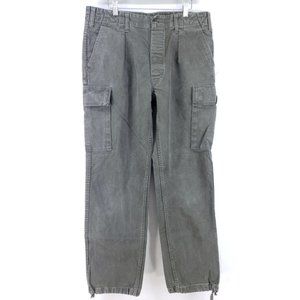 Utility Cargo Pants Men's Size 36x32 Green